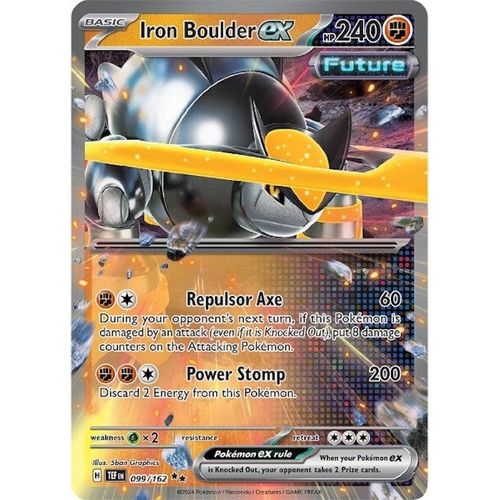 Iron Boulder ex (099/162) [SV05: Temporal Forces] - PokéBox Australia