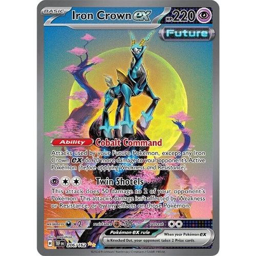 Iron Crown ex (206/162) [SV05: Temporal Forces] - PokéBox Australia