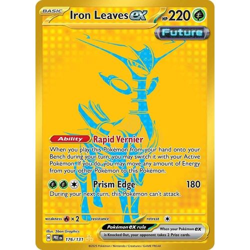 Iron Leaves ex (176/131) [SV: Prismatic Evolutions] - PokéBox Australia