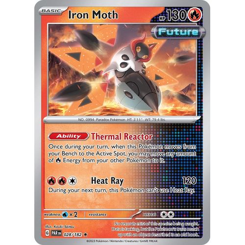 Iron Moth (028/182) [SV04: Paradox Rift] - PokéBox Australia
