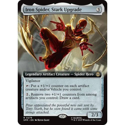 Iron Spider, Stark Upgrade (Extended Art) (279) (Marvel's Spider - Man) - PokéBox Australia