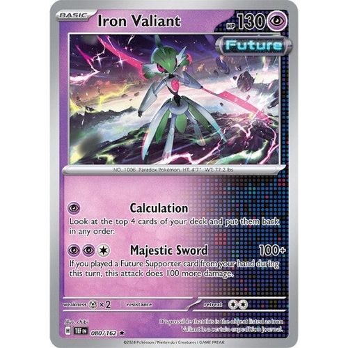 Iron Valiant (080/162) [SV05: Temporal Forces] - PokéBox Australia