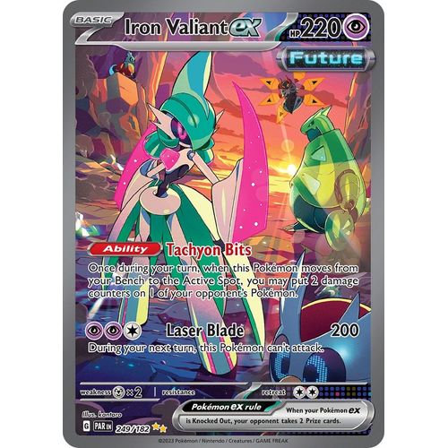 Iron Valiant ex (249/182) [SV04: Paradox Rift] - PokéBox Australia