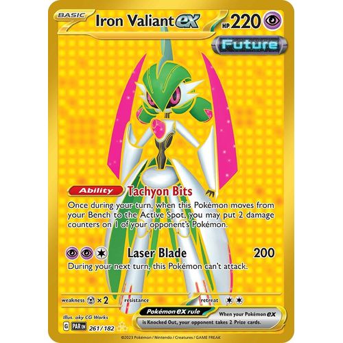 Iron Valiant ex (261/182) [SV04: Paradox Rift] - PokéBox Australia