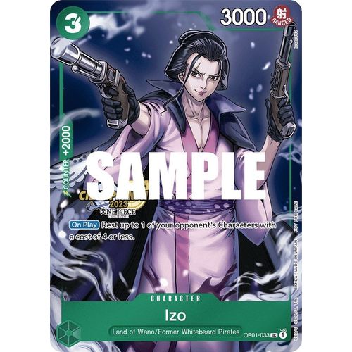 Izo (CS 2023 Celebration Pack) (OP01 - 033) [One Piece Promotion Cards] - PokéBox Australia