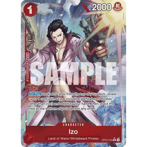 Izo (OP03 - 003) (Full Art) (OP03 - 003) [Premium Booster - The Best - ] - PokéBox Australia