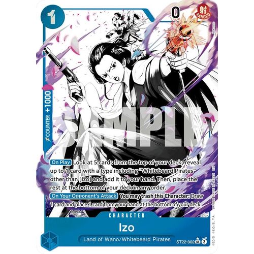 Izo (Parallel) (ST22 - 002) (Starter Deck 22: Ace & Newgate) - PokéBox Australia