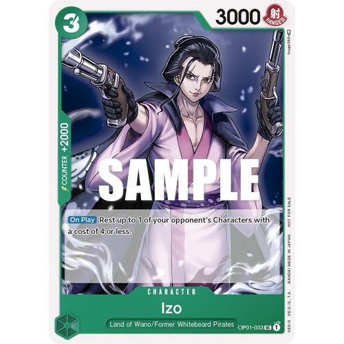 Izo (Tournament Pack Vol. 2) (OP01 - 033) [One Piece Promotion Cards] - PokéBox Australia