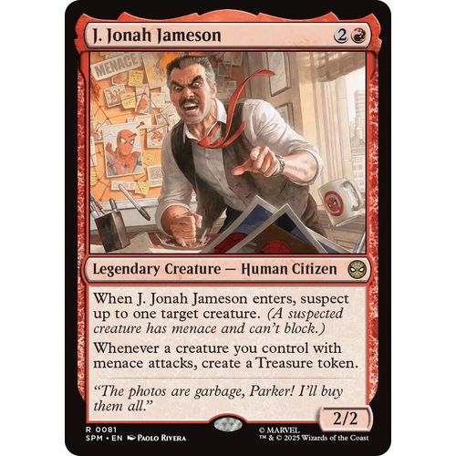 J. Jonah Jameson (81) (Marvel's Spider - Man) - PokéBox Australia