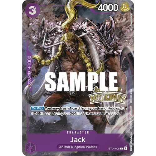 Jack (Online Regional 2023) [Participant] (ST04 - 008) [One Piece Promotion Cards] - PokéBox Australia