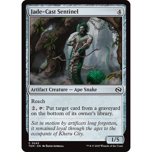 Jade - Cast Sentinel (243) (Tarkir: Dragonstorm) - PokéBox Australia