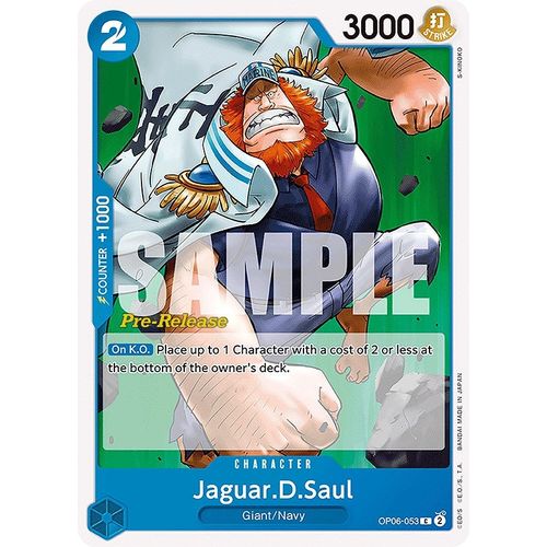 Jaguar.D.Saul (OP06 - 053) [Wings of the Captain Pre - Release Cards] - PokéBox Australia