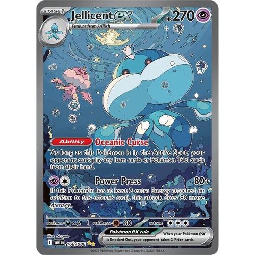 Jellicent ex (168/086) (SV: White Flare) - PokéBox Australia