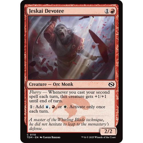 Jeskai Devotee (110) (Tarkir: Dragonstorm) - PokéBox Australia
