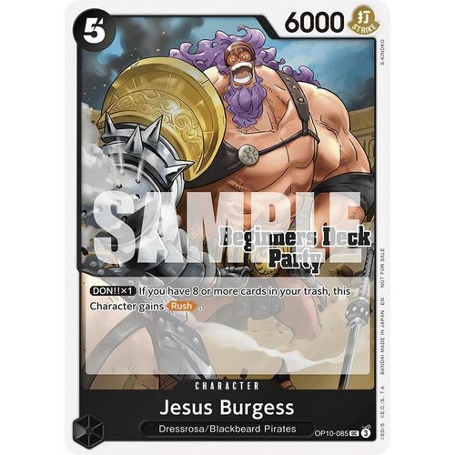 Jesus Burgess (Beginners Deck Party [ST - 23] - [ST - 28] Participation Pack) (OP10 - 085) (One Piece Promotion Cards) - PokéBox Australia