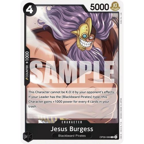 Jesus Burgess (OP09 - 086) [Emperors in the New World] - PokéBox Australia