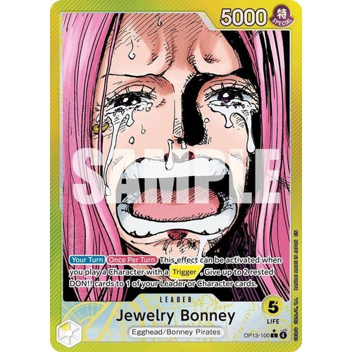 Jewelry Bonney (100) (Alternate Art) (OP13 - 100) (Carrying On His Will) - PokéBox Australia