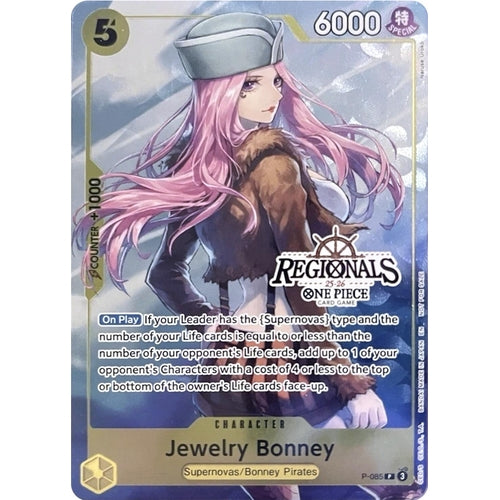 Jewelry Bonney (CS 25 - 26 Regionals Textured Chase Promo) (P - 085) (One Piece Promotion Cards) - PokéBox Australia