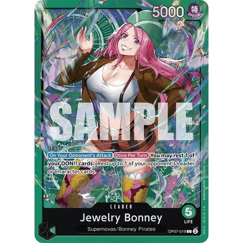 Jewelry Bonney (OP07 - 019) (OP07 - 019) [Starter Deck 24: GREEN Jewelry Bonney] - PokéBox Australia