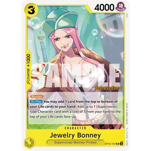 Jewelry Bonney (OP10 - 107) [Royal Blood Release Event Cards] - PokéBox Australia