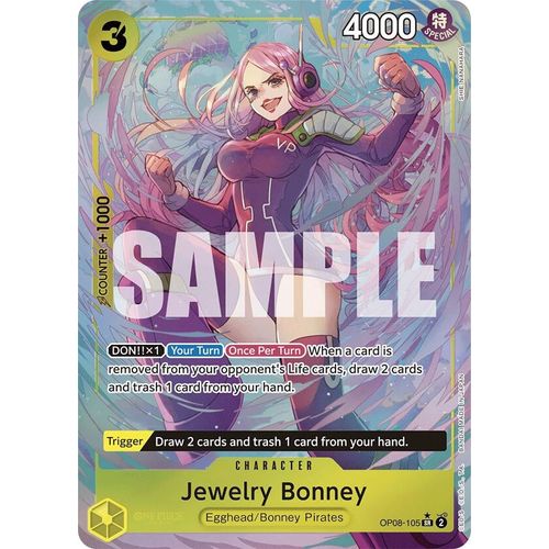 Jewelry Bonney (Parallel) (OP08 - 105) [Two Legends] - PokéBox Australia