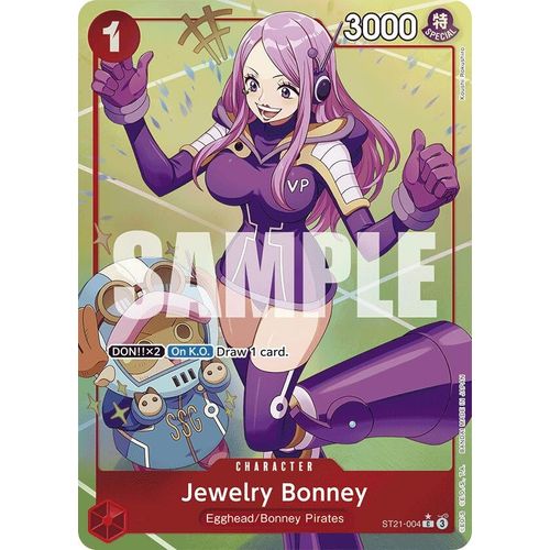 Jewelry Bonney (Parallel) (ST21 - 004) [Starter Deck EX: Gear 5] - PokéBox Australia