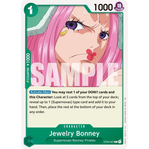 Jewelry Bonney - ST02 - 007 (Reprint) (ST02 - 007) (Premium Booster - The Best - Vol. 2) - PokéBox Australia