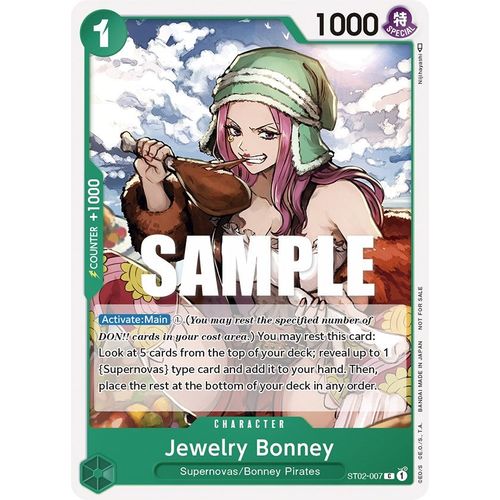 Jewelry Bonney (Tournament Pack Vol. 3) [Participant] (ST02 - 007) [One Piece Promotion Cards] - PokéBox Australia