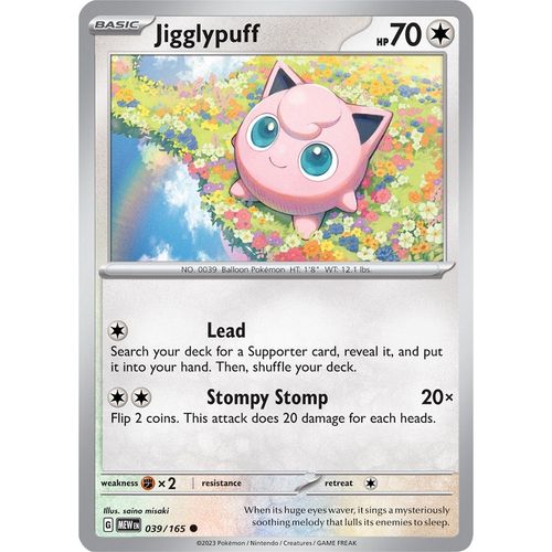 Jigglypuff (039/165) [SV: Scarlet & Violet 151] - PokéBox Australia