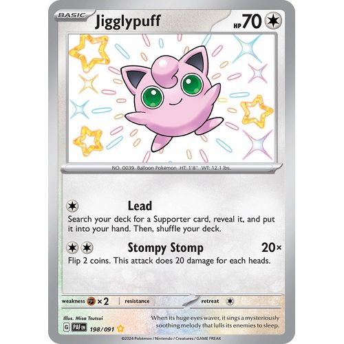 Jigglypuff (198/091) [SV: Paldean Fates] - PokéBox Australia