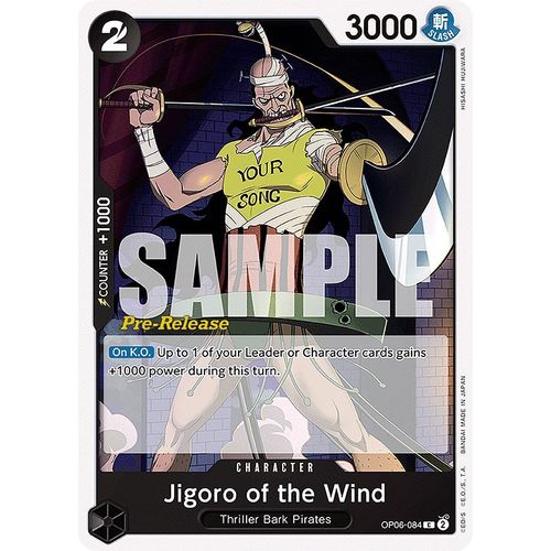 Jigoro of the Wind (OP06 - 084) [Wings of the Captain Pre - Release Cards] - PokéBox Australia