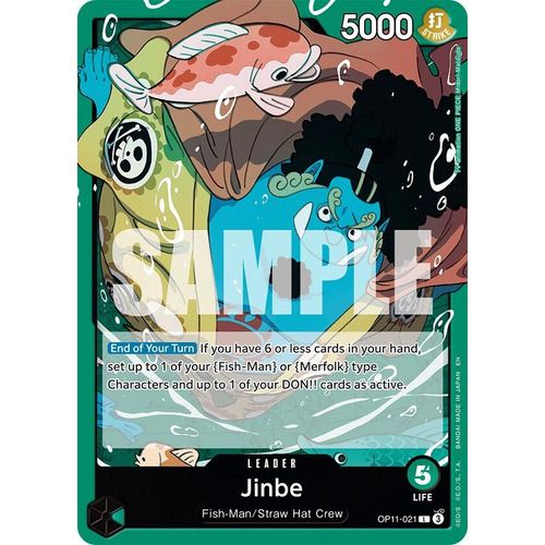 Jinbe (021) (OP11 - 021) [A Fist of Divine Speed] - PokéBox Australia