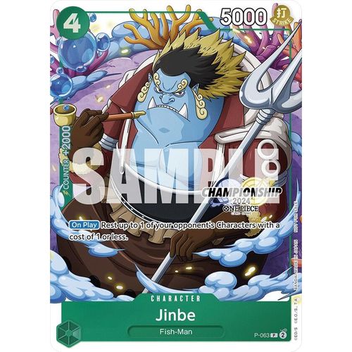 Jinbe (CS 2024 Event Pack Finalist) (P - 063) [One Piece Promotion Cards] - PokéBox Australia