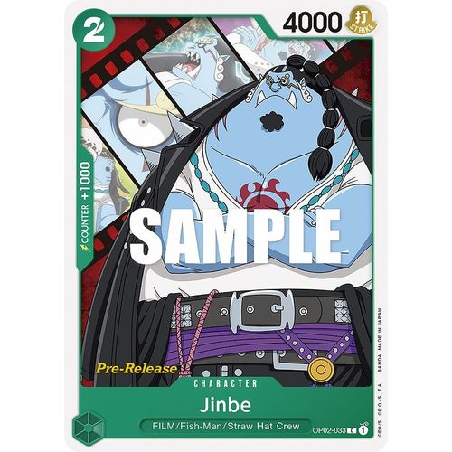 Jinbe (OP02 - 033) [Paramount War Pre - Release Cards] - PokéBox Australia