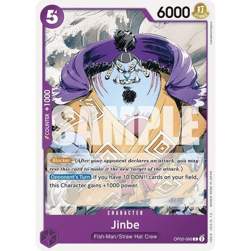 Jinbe (OP05 - 066) [Starter Deck 18: PURPLE Monkey.D.Luffy] - PokéBox Australia