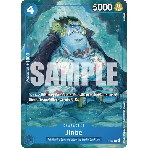 Jinbe (P - 030) [Starter Deck 17: BLUE Donquixote Doflamingo] - PokéBox Australia