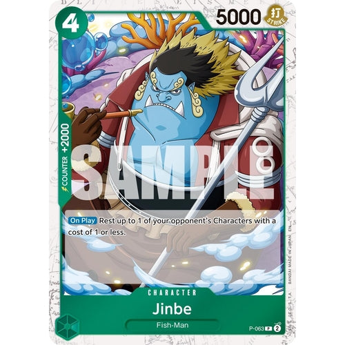 Jinbe - P - 063 (Pirate Foil) (P - 063) (Premium Booster - The Best - Vol. 2) - PokéBox Australia