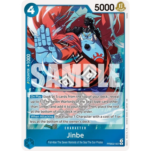 Jinbe - PRB02 - 007 (PRB02 - 007) (Premium Booster - The Best - Vol. 2) - PokéBox Australia