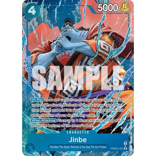 Jinbe - PRB02 - 007(Alternate Art) (PRB02 - 007) (Premium Booster - The Best - Vol. 2) (PRB - 02) - PokéBox Australia
