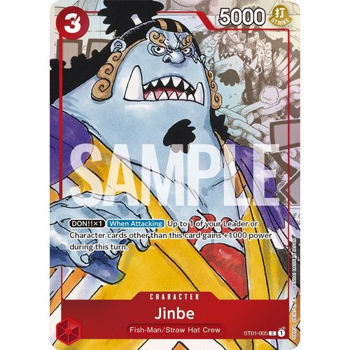 Jinbe - ST01 - 005 (Alternate Art) (ST01 - 005) [One Piece Promotion Cards] - PokéBox Australia