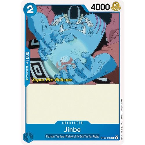 Jinbe (ST03 - 006) [Super Pre - Release Starter Deck 3: The Seven Warlords of the Sea] - PokéBox Australia