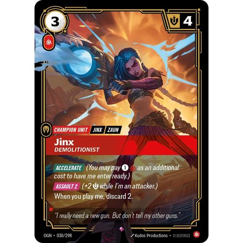 Jinx - Demolitionist (030/298) (Origins) - PokéBox Australia