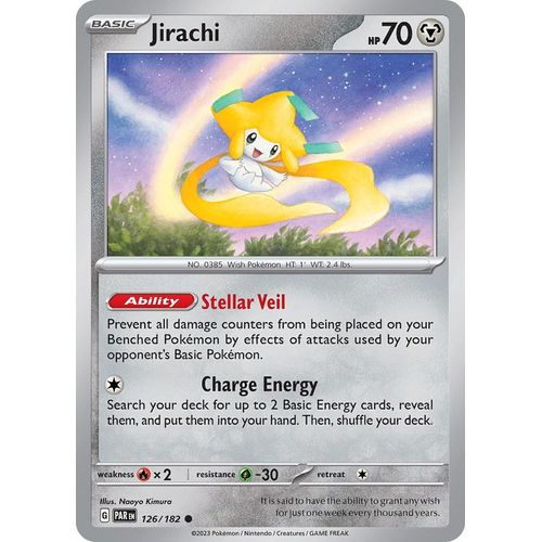 Jirachi (126/182) [SV04: Paradox Rift] - PokéBox Australia