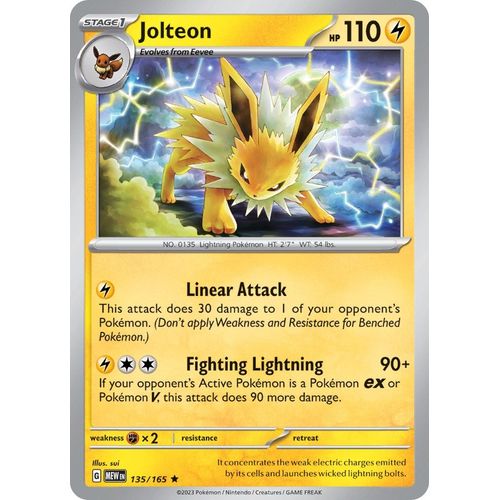 Jolteon (135/165) [SV: Scarlet & Violet 151] - PokéBox Australia
