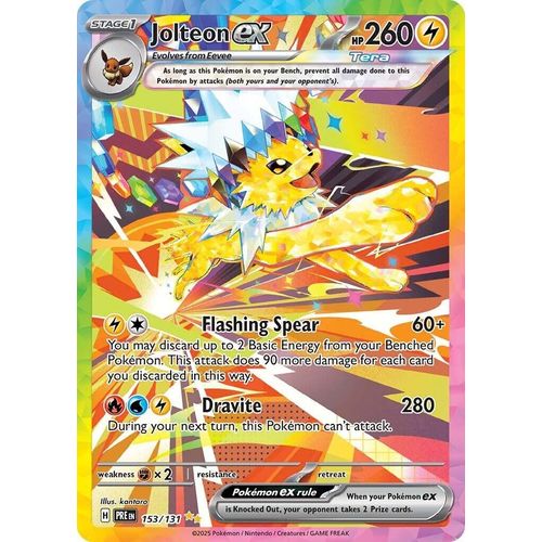 Jolteon ex (153/131) [SV: Prismatic Evolutions] - PokéBox Australia