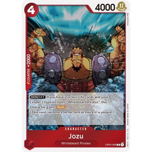 Jozu (OP02 - 008) [Paramount War] - PokéBox Australia