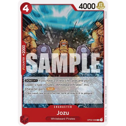 Jozu (OP02 - 008) [Starter Deck 15: RED Edward.Newgate] - PokéBox Australia
