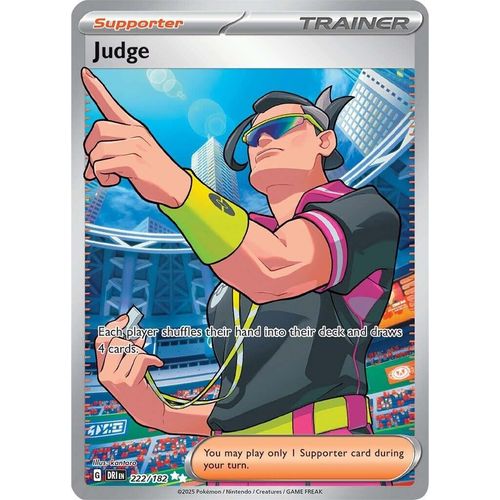Judge (222/182) (SV10: Destined Rivals) - PokéBox Australia