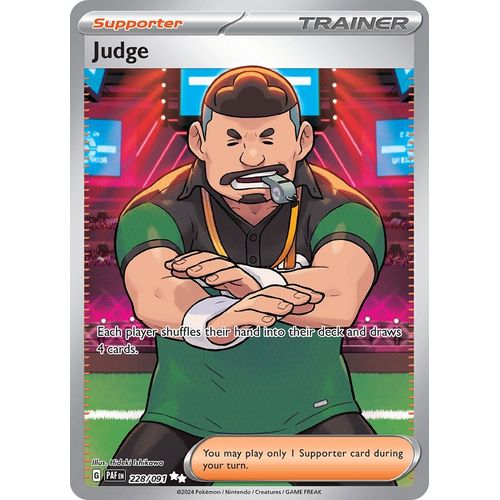 Judge (228/091) [SV: Paldean Fates] - PokéBox Australia