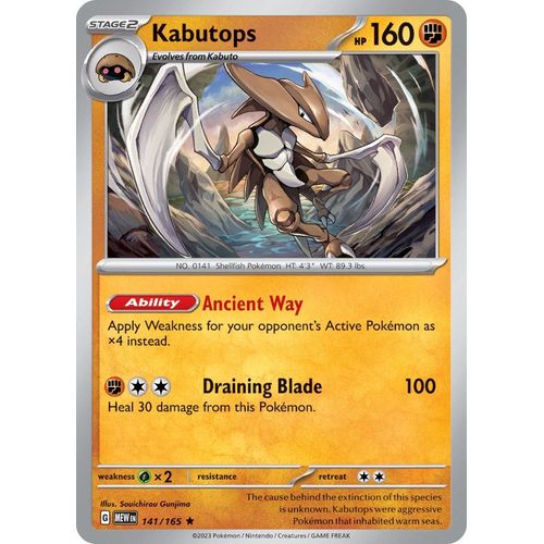 Kabutops (141/165) [SV: Scarlet & Violet 151] - PokéBox Australia